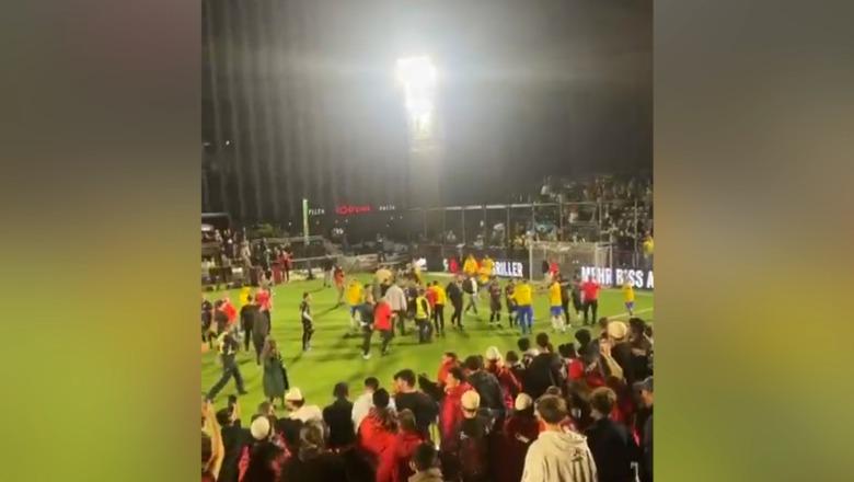VIDEO/ Botërori i minifutbollit, Shqipëria eliminohet nga Brazili: Tension dhe përleshje mes lojtarëve në fund të ndeshjes