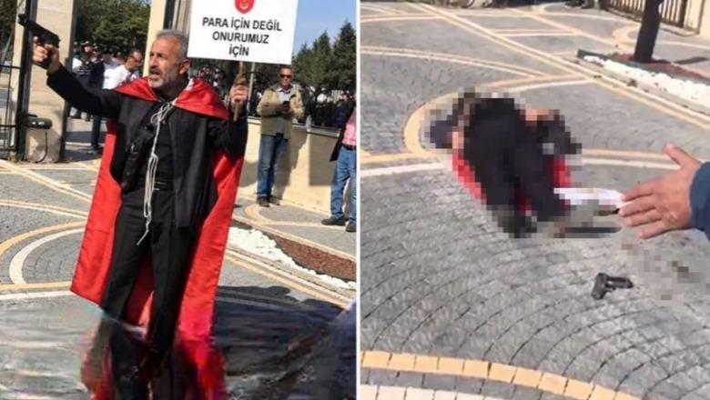 Nuk i mjaftonte pensioni, ish-polici i jep fund jetës mes protestës në Ankara! Mediat: Sapo ishte bërë gjysh, nuk i blinte dot nipit dhuratën prej ari Nuk i mjaftonte pensioni, ish-polici i jep fund jetës mes protestës në Ankara! Mediat: Sapo ishte bërë gjysh, nuk i blinte dot nipit dhuratën prej ari