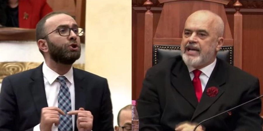 Edi Rama: Winston Churchill thoshte se hajvani është dikush që jo vetëm nuk ndryshon mendje, por nuk ndryshon as argument. Edi Rama: Winston Churchill thoshte se hajvani është dikush që jo vetëm nuk ndryshon mendje, por nuk ndryshon as argument.