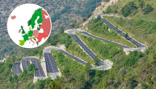 Shqipëria ka rrugët më të mira në rajon, por sërish larg Evropës Shqipëria ka rrugët më të mira në rajon, por sërish larg Evropës