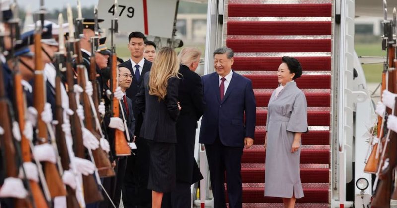 “Duhet të jemi partnerë jo kundërshtarë”! Xi nis vizitën në SHBA, mirëpritet nga Trump “Duhet të jemi partnerë jo kundërshtarë”! Xi nis vizitën në SHBA, mirëpritet nga Trump