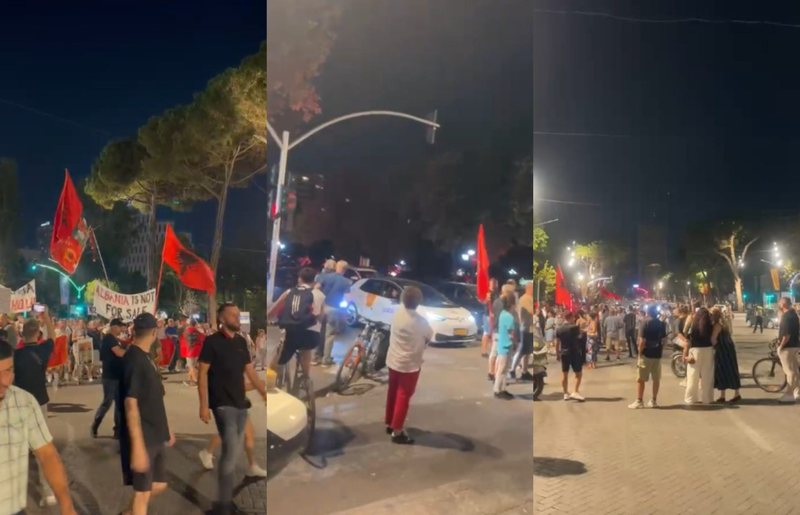VIDEO/ Thellohet përçarja mes protestuesve, protesta ndahet përfundimisht në dy grupime VIDEO/ Thellohet përçarja mes protestuesve, protesta ndahet përfundimisht në dy grupime