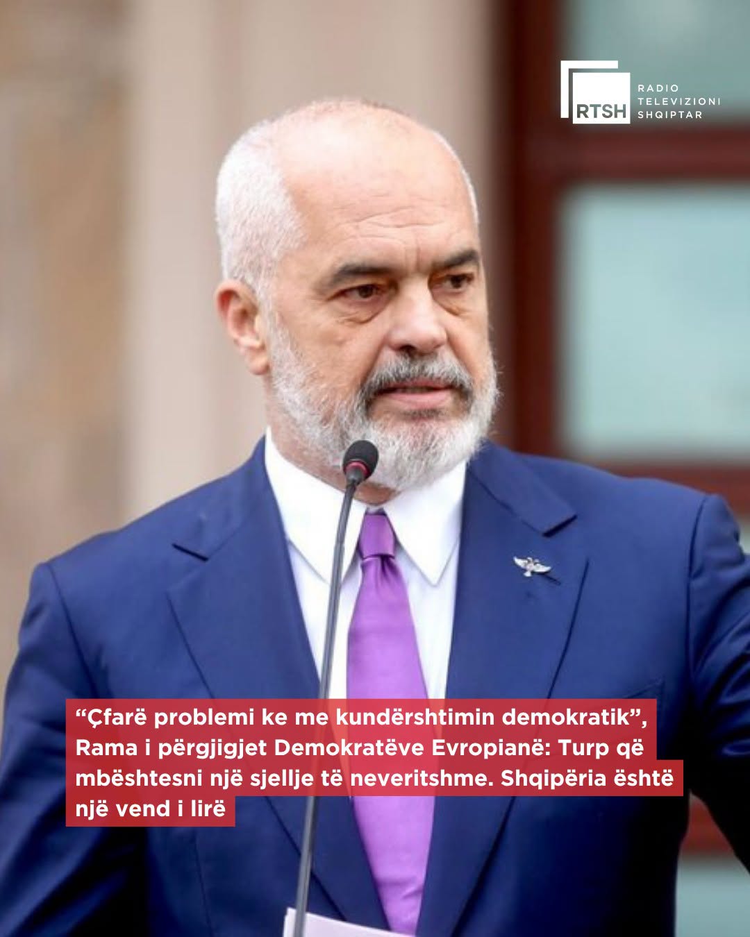 VIDEO/ “A nuk ju vjen turp”? Rama u përgjigjet “Demolehësve” europianë të “sojit” Beleri: Dhuna ndaj deputetëve nuk është “kundërshtim demokratik” VIDEO/ “A nuk ju vjen turp”? Rama u përgjigjet “Demolehësve” europianë të “sojit” Beleri: Dhuna ndaj deputetëve nuk është “kundërshtim demokratik”