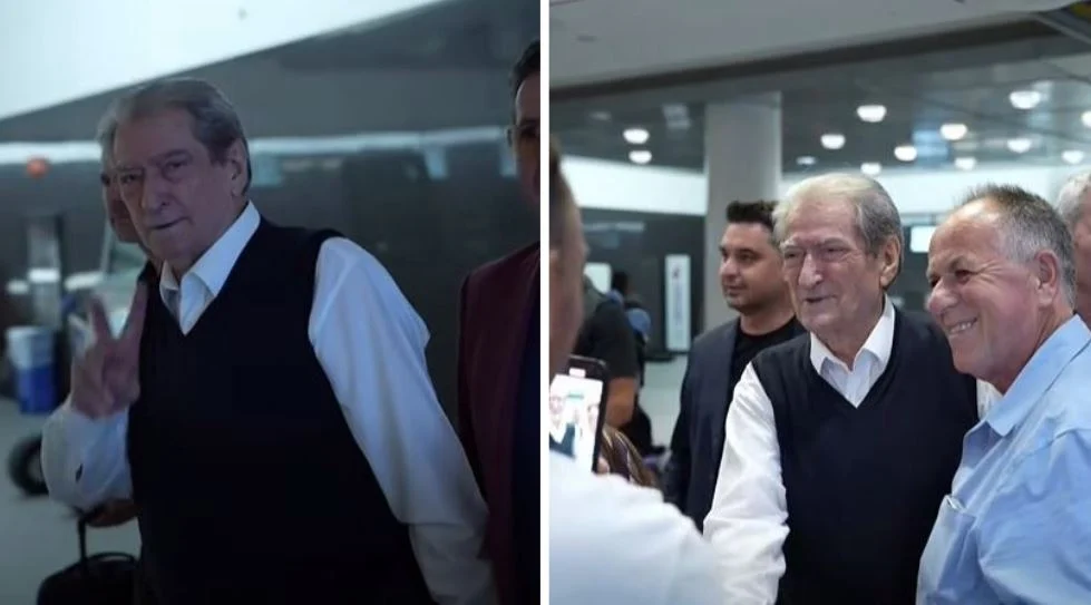 Berisha mbërrin në SHBA!  Pritet nga “kalorësi” i 6 milion dollarëve dhe 10 shqiptarë (Video)