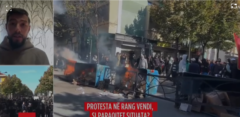 VIDEO/ Protesta shqiptare me “manual” nga Serbia? Studenti e pranon: Jemi në kontakt të vazhdueshëm me ta VIDEO/ Protesta shqiptare me “manual” nga Serbia? Studenti e pranon: Jemi në kontakt të vazhdueshëm me ta