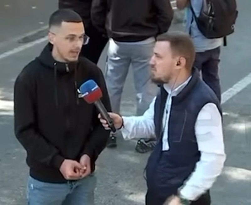 VIDEO/ Protestuesi pranon financimin e udhëtimit: Biletën ma kanë paguar VIDEO/ Protestuesi pranon financimin e udhëtimit: Biletën ma kanë paguar