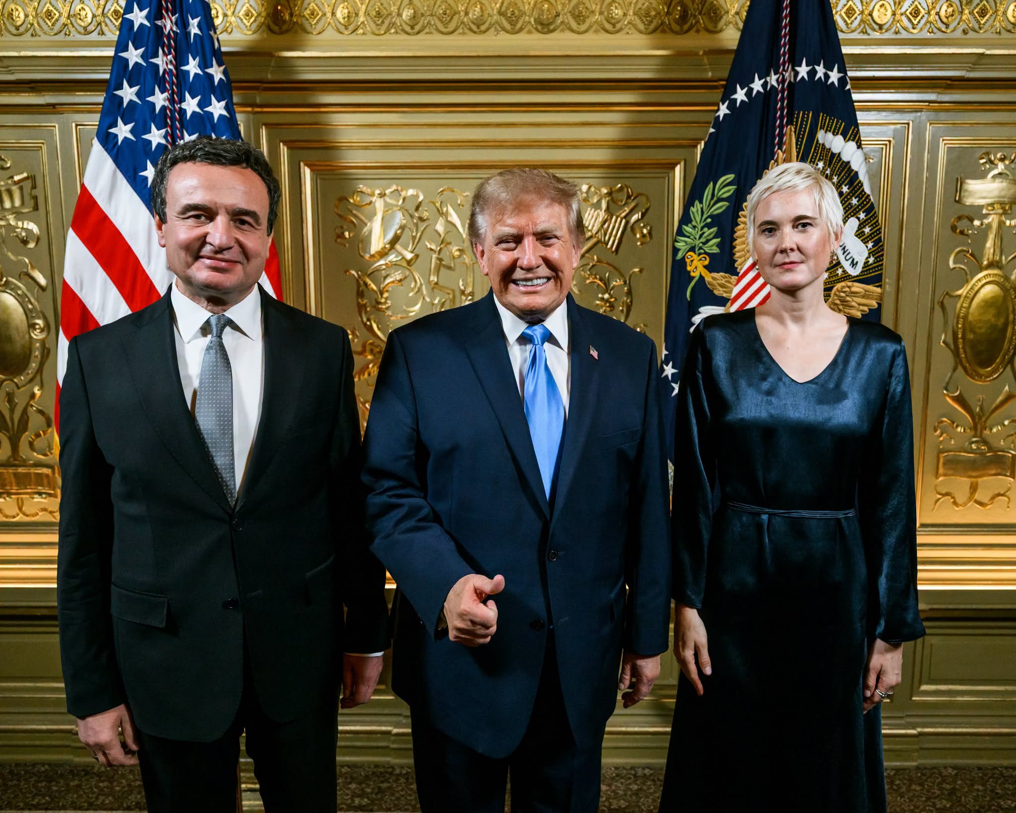 Kurti takon për herë të parë Trump: Amerika, aleati kryesor i Kosovës