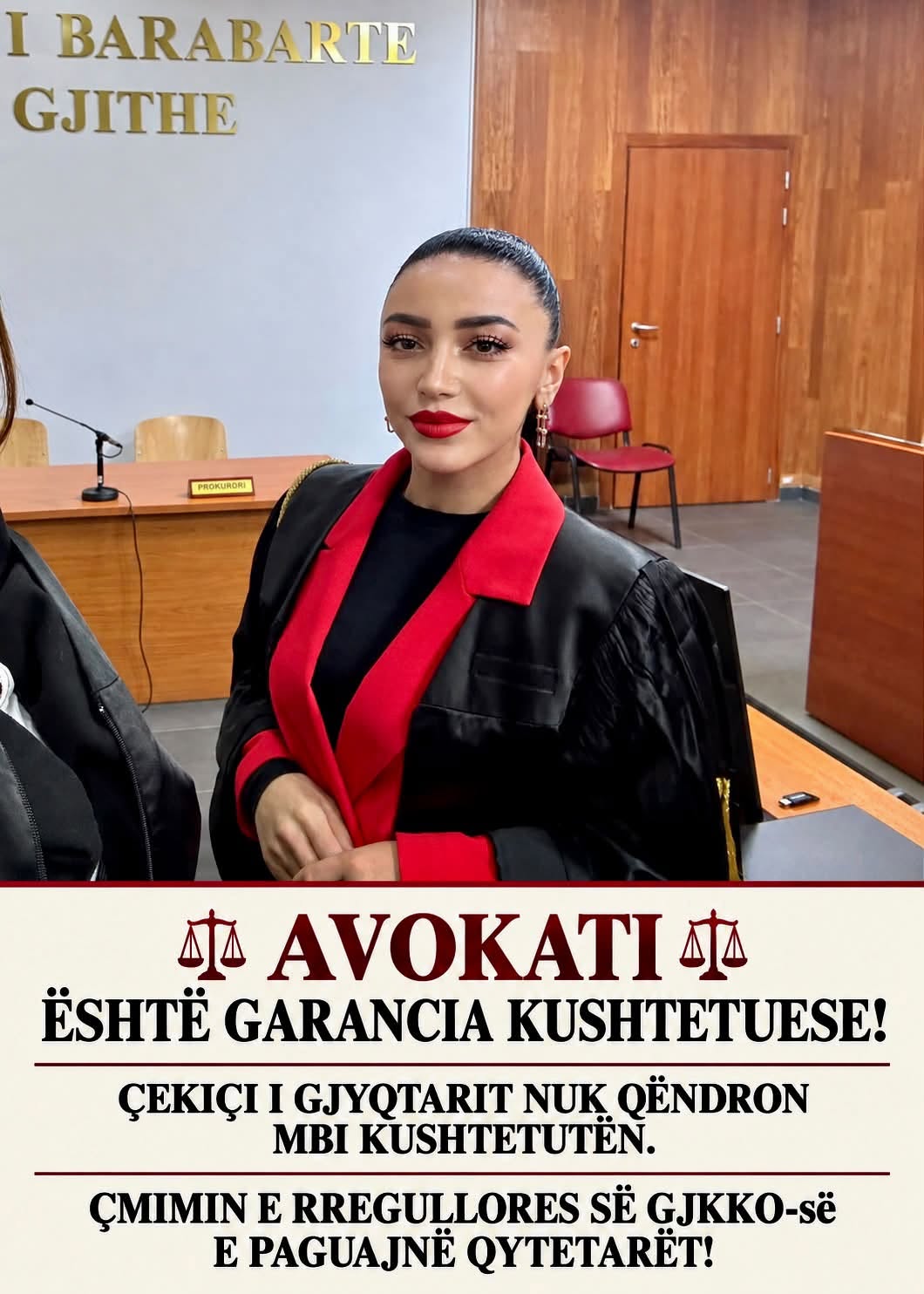 Kujt po i shërben rregullorja e re e GJKKO-së? Avokatja Xhoi Nela: Çekiçi i gjyqtarët nuk qëndron mbi Kushtetutën!
