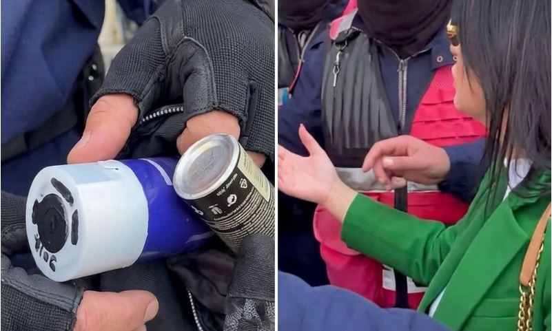 VIDEO/ “Çantën plot me bombula zjarrvënse”! Publikohen pamjet e ndalimit të eksponentes së PD-së Ilirjana Kuçana si furnitore e adolishentëve me “armatim” antipolici VIDEO/ “Çantën plot me bombula zjarrvënse”! Publikohen pamjet e ndalimit të eksponentes së PD-së Ilirjana Kuçana si furnitore e adolishentëve me “armatim” antipolici